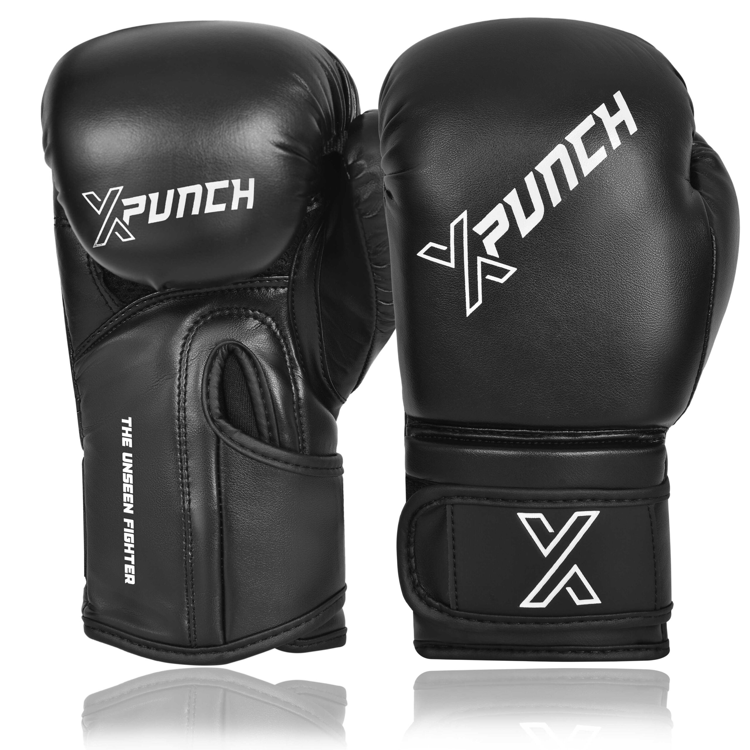 Treningowe Rękawice Bokserskie dla Dzieci XPUNCH BLACK VORTEX JUNIOR Czarne