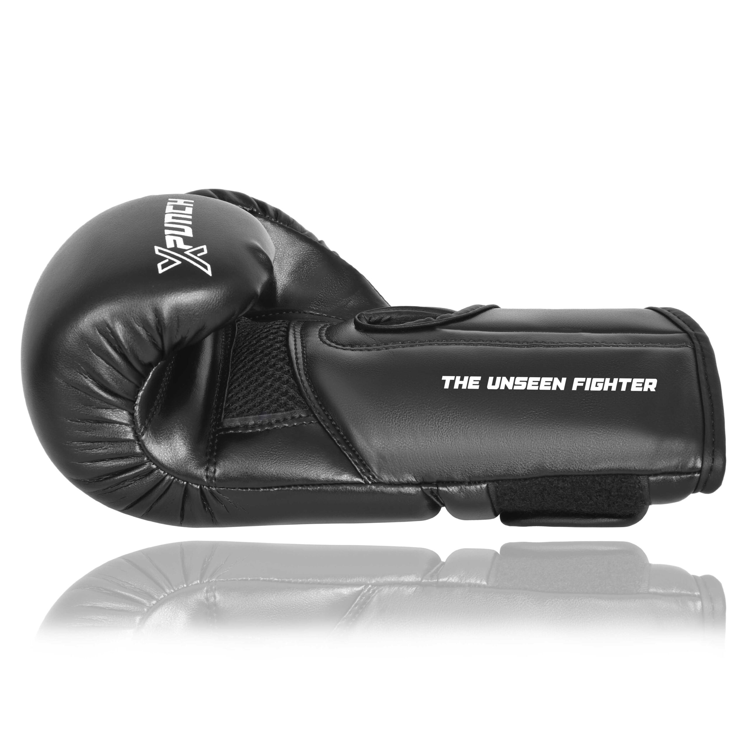 Treningowe Rękawice Bokserskie dla Dzieci XPUNCH BLACK VORTEX JUNIOR Czarne