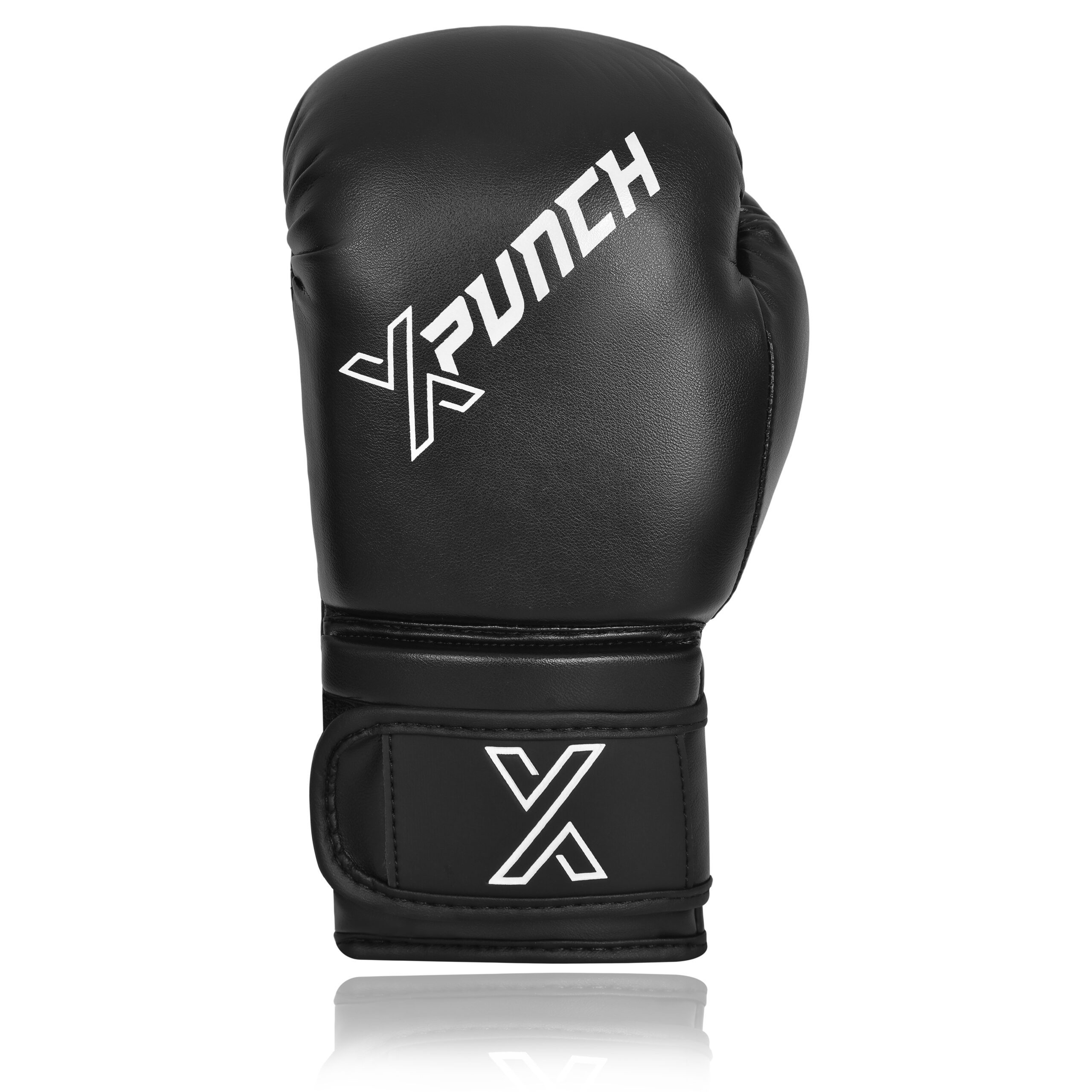 Treningowe Rękawice Bokserskie dla Dzieci XPUNCH BLACK VORTEX JUNIOR Czarne
