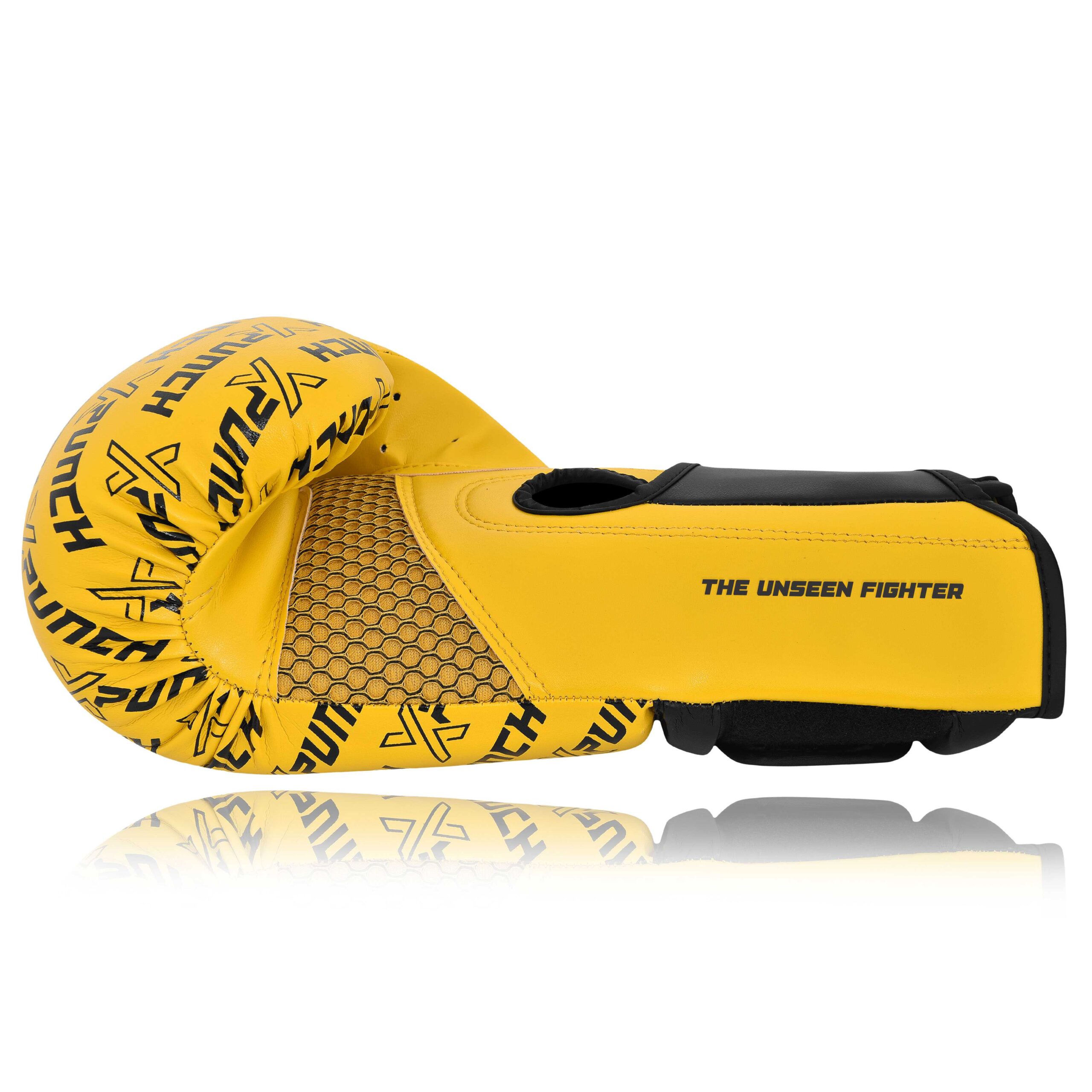 Rękawice Bokserskie Treningowe Żółte | XPUNCH XREBEL - obrazek 3