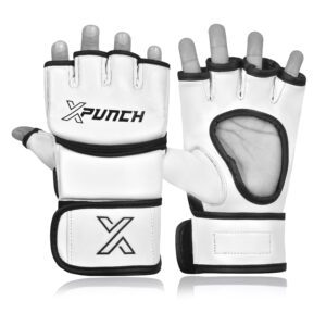 Rękawice do MMA XPUNCH AlphaWHITE Białe