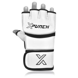 Rękawice do MMA XPUNCH AlphaWHITE Białe - obrazek 5
